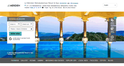 Desktop Screenshot of lemeridienmahabaleshwar.com